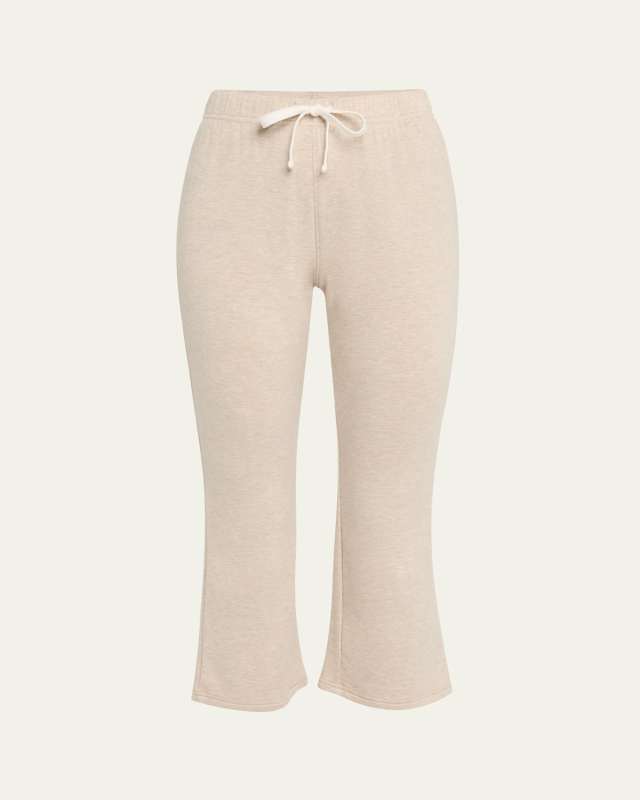 Brooks Fleece Cropped Flare Pants